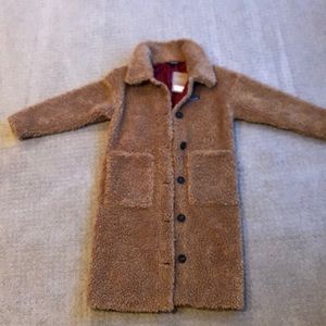 XS women’s Patagonia high pile fleece coat.